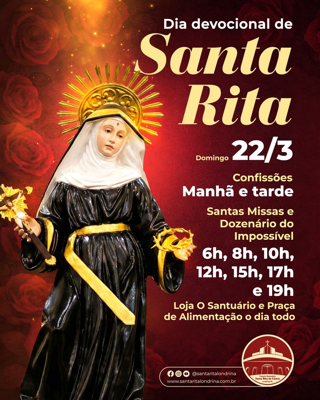 Dia Devocional de Santa Rita de Cássia