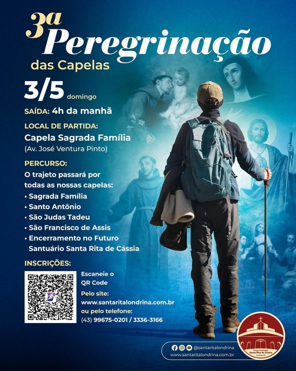 🕊️ 3ª Peregrinação das Capelas – Um Caminho de Fé e Devoção