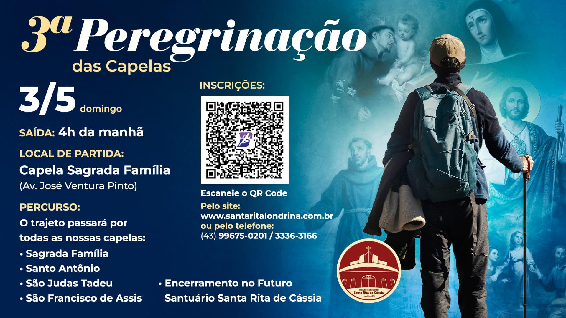 🕊️ 3ª Peregrinação das Capelas – Um Caminho de Fé e Devoção