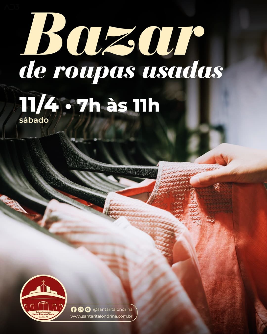 Bazar de Roupas Usadas - Abr/26