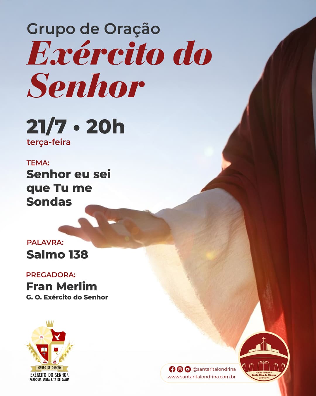 Grupo de Oração | Exército do Senhor