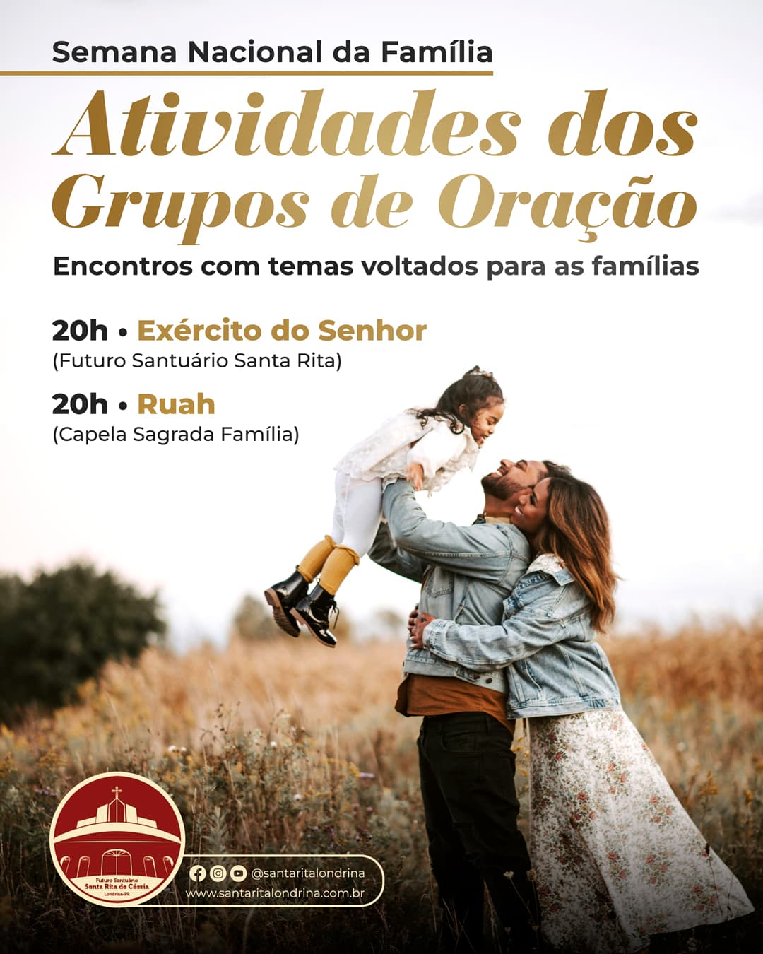 Semana Nacional da Família | Atividades dos Grupos de Oração