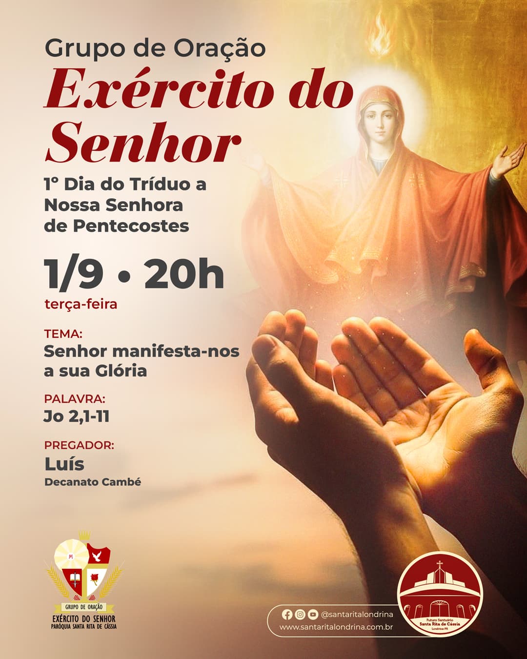 Grupo de Oração | Exército do Senhor