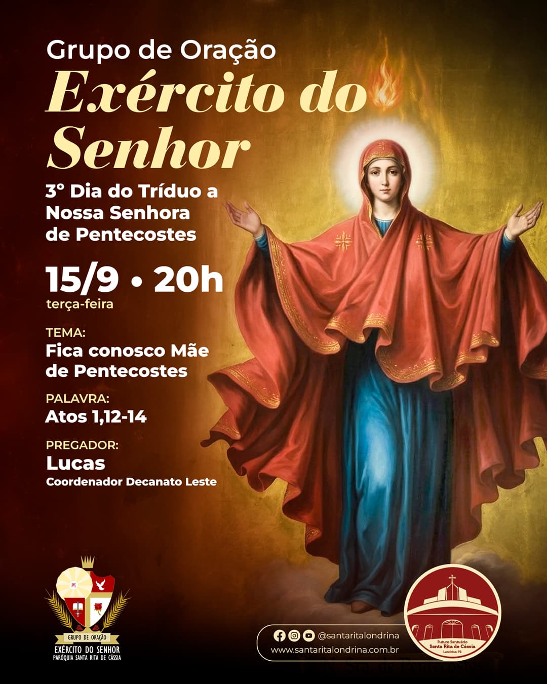 Grupo de Oração | Exército do Senhor