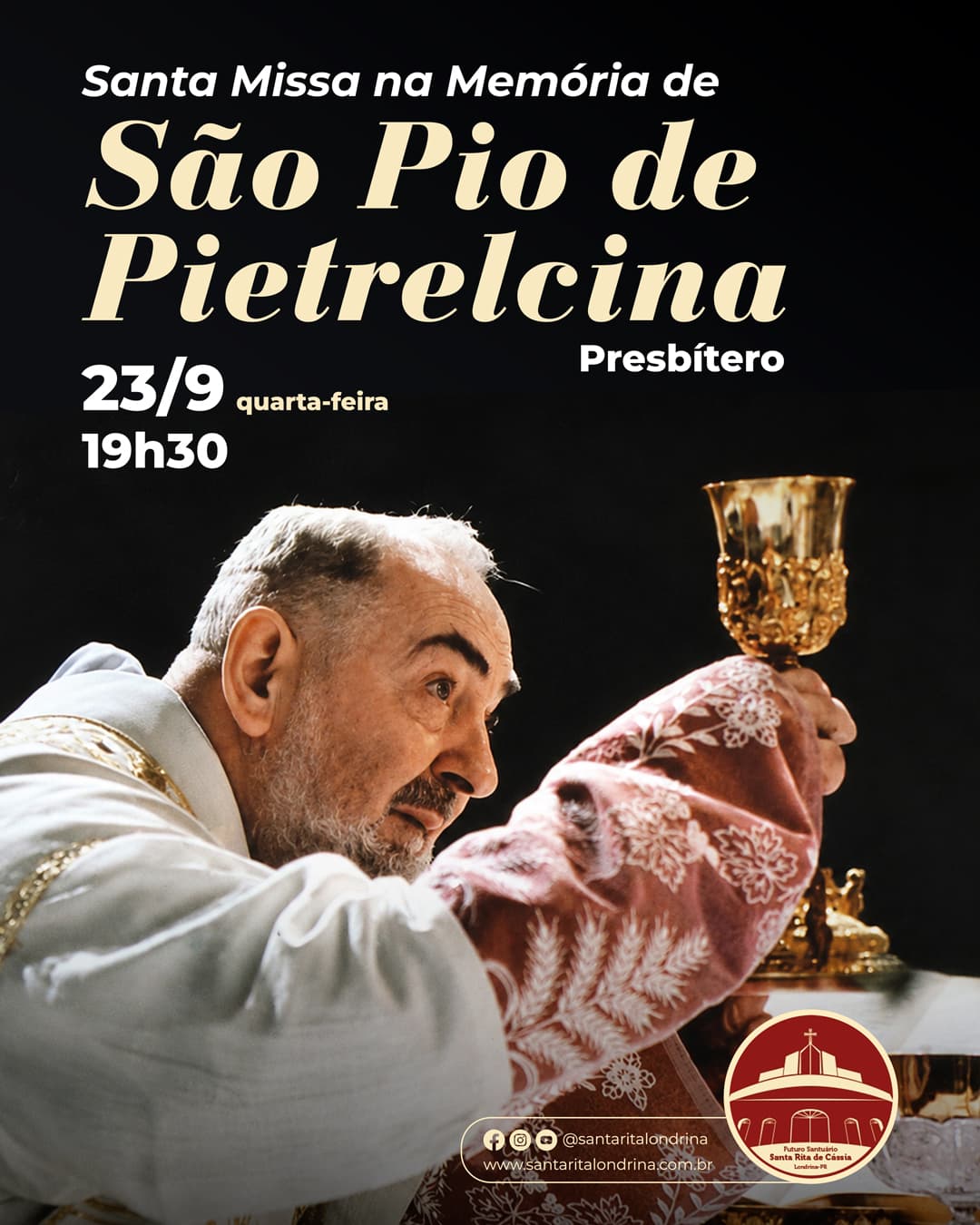 Santa Missa na Memória de São Pio de Pietrelcina