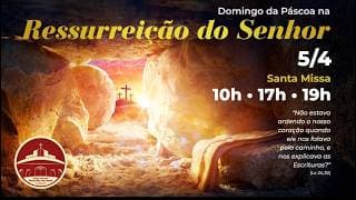 SANTA MISSA | DOMINGO DA PÁSCOA NA RESSURREIÇÃO DO SENHOR | PE. HUMBERTO LISBOA | 05/04/2026 10H