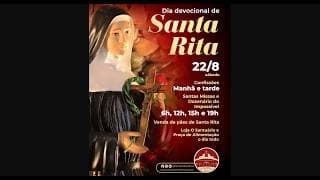 SANTA MISSA | DIA DEVOCIONAL DE SANTA RITA DE CÁSSIA | PE. LOURIVAL | 22/08/2026 - 15h